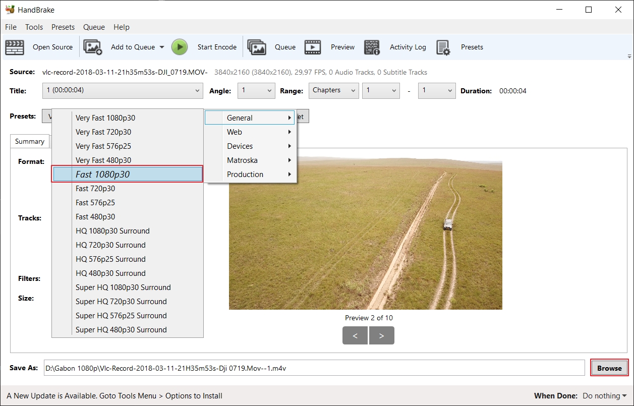 Comment modifier la résolution d’une vidéo
